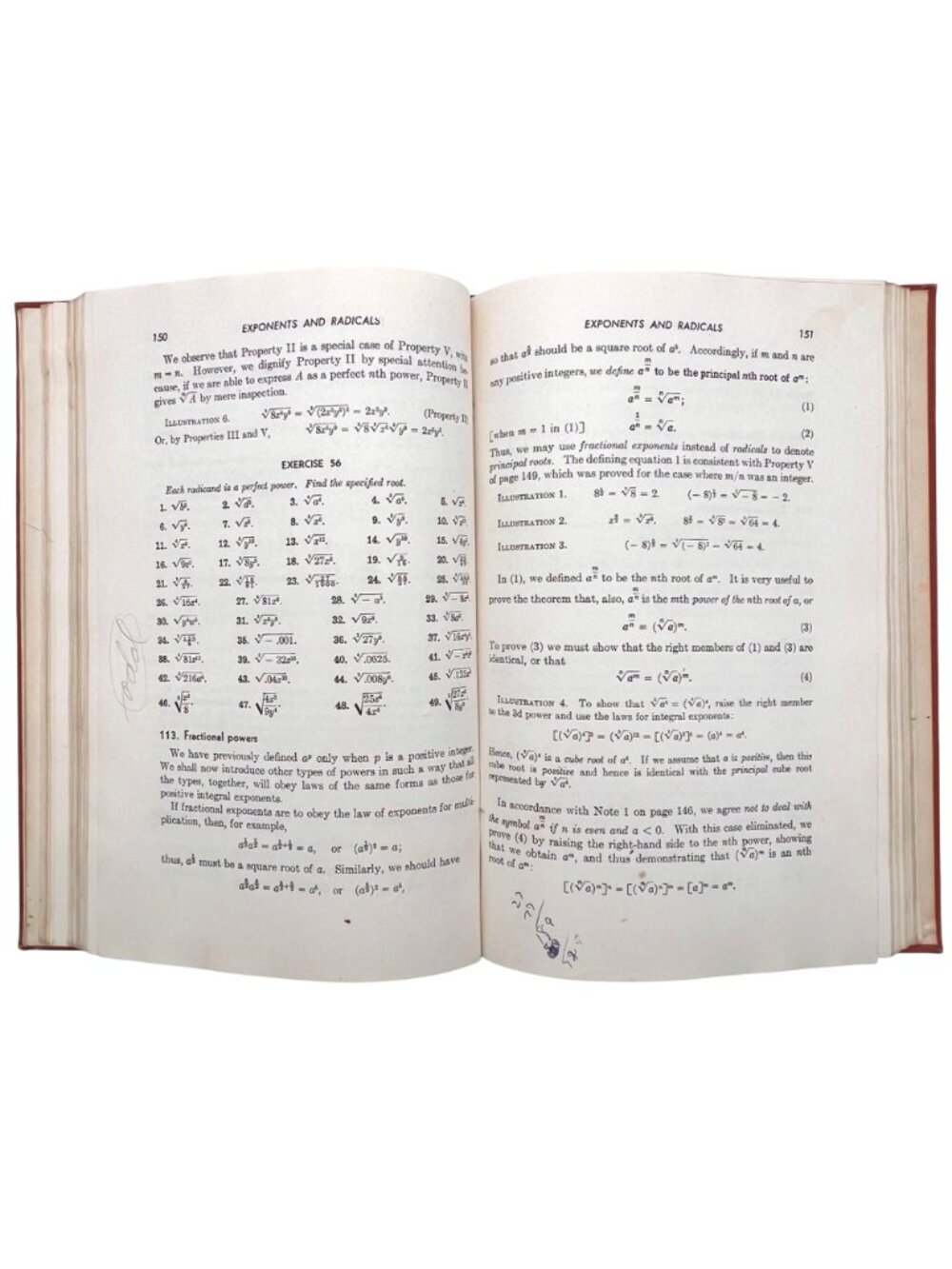 Intermediate Algebra For Colleges By William L. Hart 1948 Hardcover Textbook - Picture 8 of 16